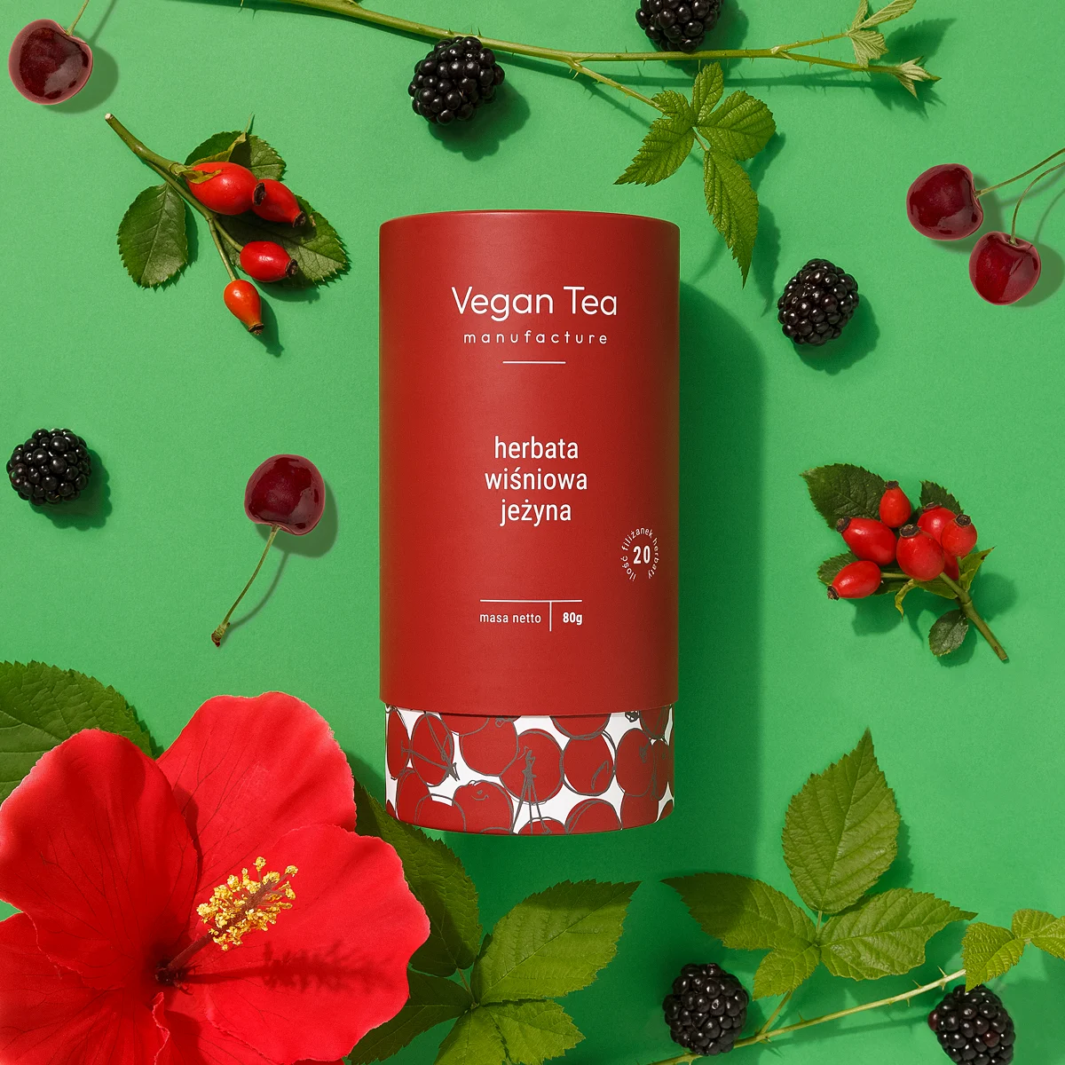 herbata jeżynowa vegan tea