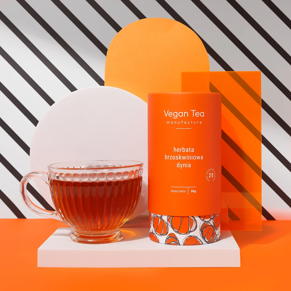 herbata brzoskwiniowa dynia z manufaktury z żuław