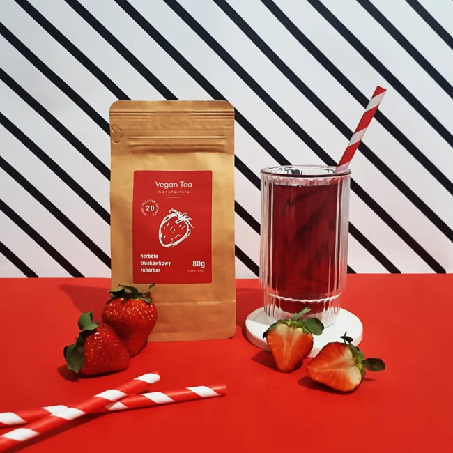 herbata truskawkowa vegan tea
